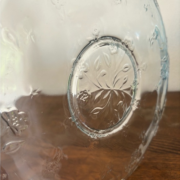 Vintage Anchor Hocking Savannah Clear 12" Crystal Veggie Tray - Picture 6 of 8